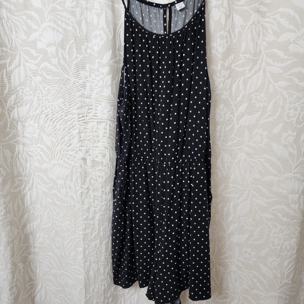 OLD NAVY ROMPER ■ Polka Dot Sleeveless Black Romper Pre-Used! Great Condition!!